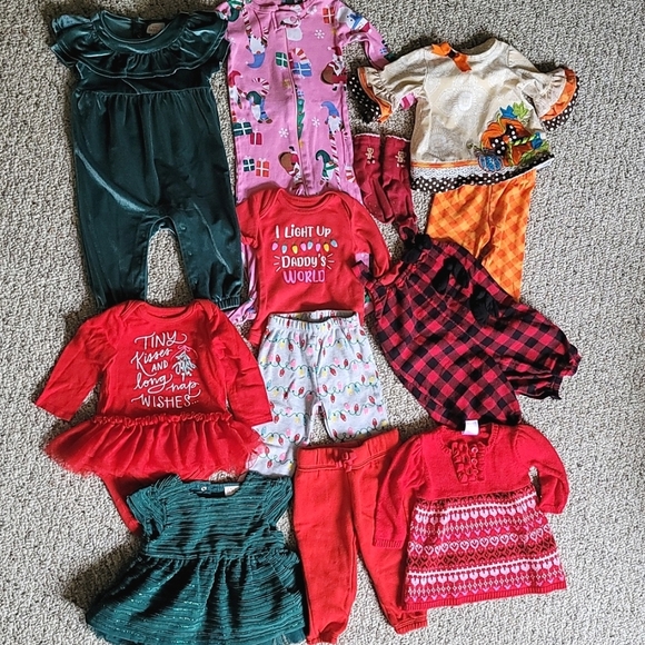 Cat & Jack Other - Holiday 3-6 Month Baby Clothes Lot Christmas & Thanksgiving